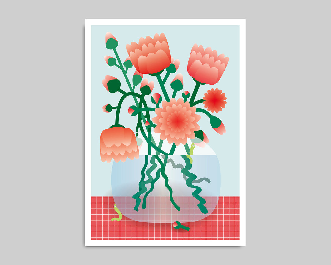 Schneeberg.Land | Inkjetprints A3 | Blumen im Wasser