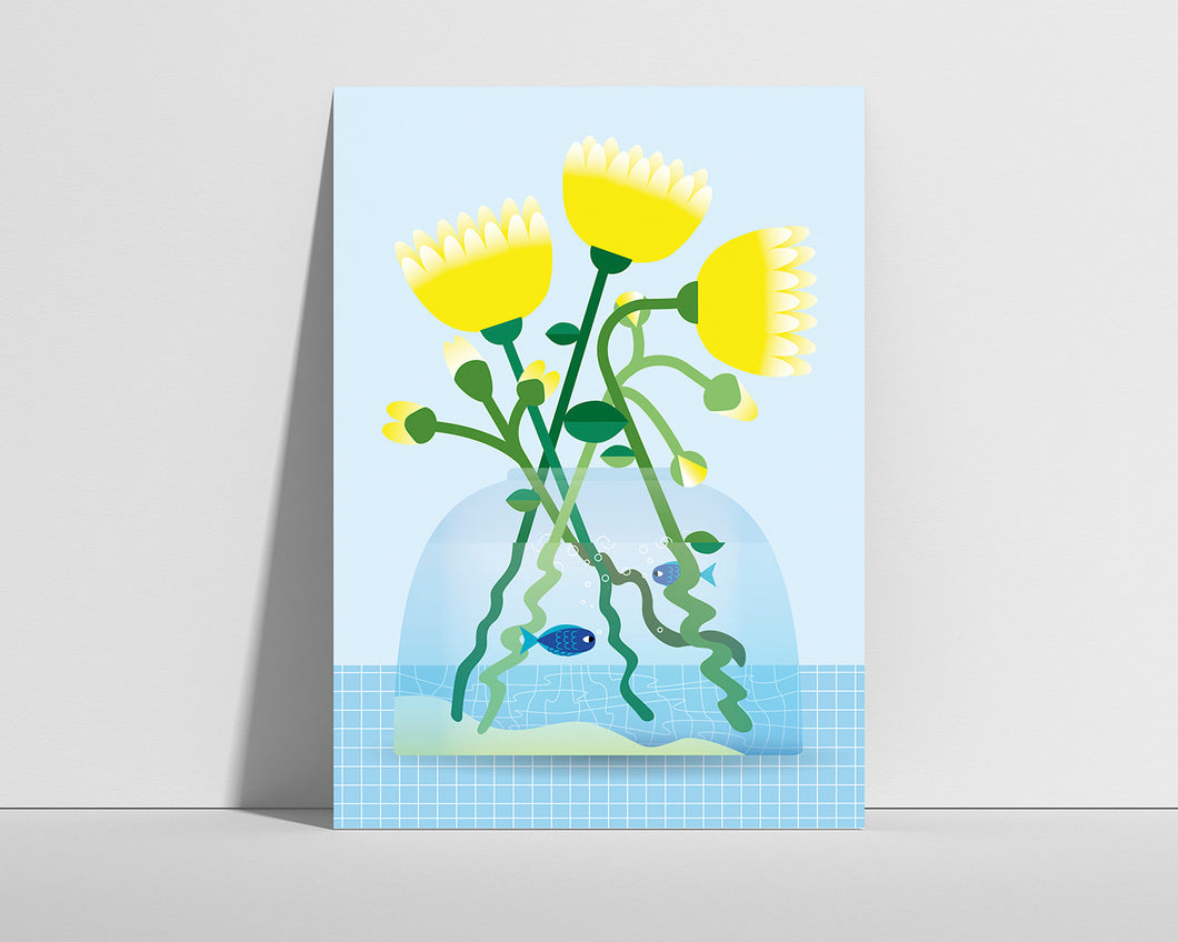 Schneeberg.Land | Postkarte | Wasserblumen