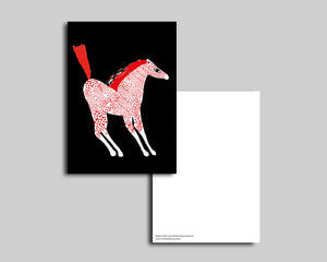 Schneeberg.Land | Postkarte | Horse