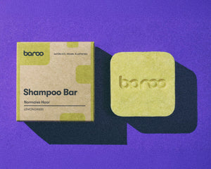 Baroo | Shampoo Bar | Für normales Haar | Zitronengras